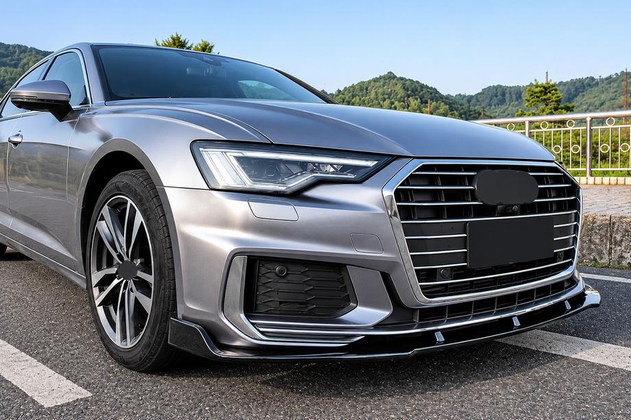 Audi A6 C8 2018–2025 Frontlippe für Stoßstange vorn (für 2018-2023, ABS) Foto 1