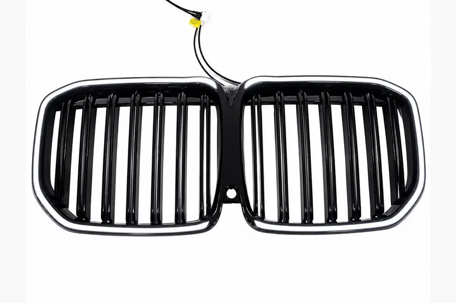 BMW X7 G07 2019- LED Nieren Grill im M-Look (2022+, Schwarz glänzend) Foto 1