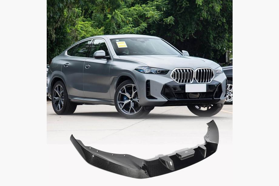 BMW X6 G06 2019–2027 Carbon Frontlippe für Stoßstange vorn (für M-Sport 2023+) Foto 1