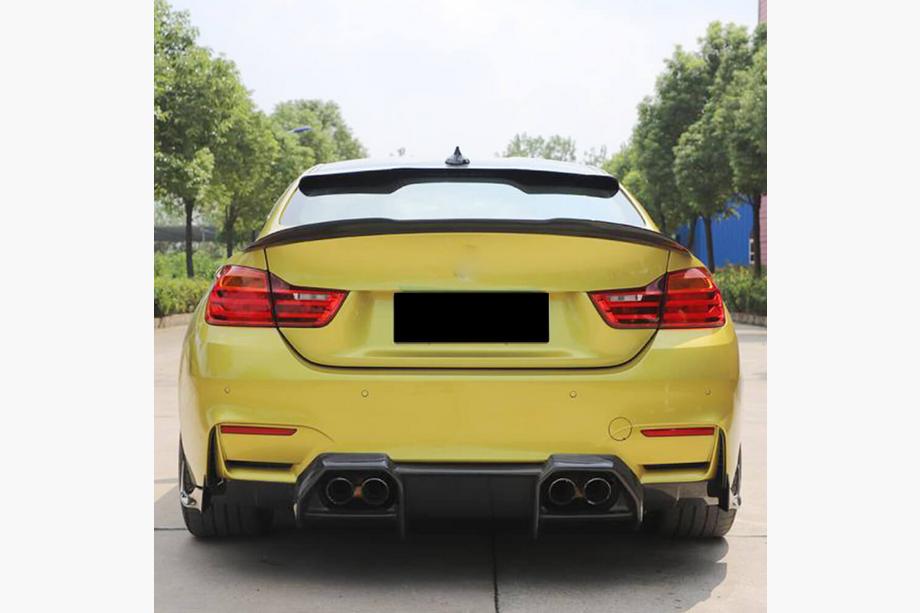 BMW 3 Series F30/F31 2012-2019 Heckstoßstangendiffusor V13 (für F80, Carbon) Foto 2