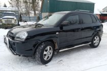 Hyundai Tucson JM 2004- Seitliche Rohre BB002 (2 Stk., Edelstahl) Foto 1