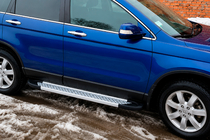 Honda CRV 2007-2011 Trittbretter Allmond Grey (2 Stk., Alu) Foto 2