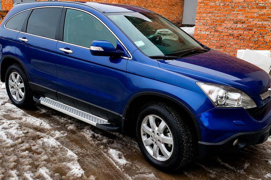 Honda CRV 2007-2011 Trittbretter Allmond Grey (2 Stk., Alu) Image