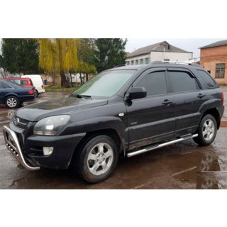 Seitliche Rohre (2 Stk., Edelstahl) Kia Sportage 2004-2010 Foto 1