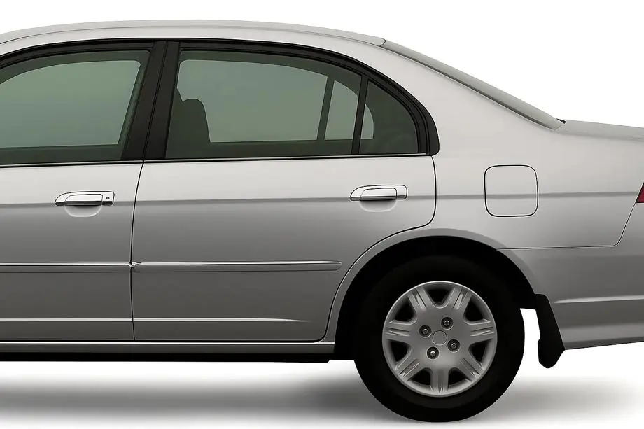 Honda Civic Sedan VII 2001-2006 Chrom Türgriffblenden (8 Stk, Kunststoff) Image