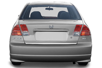 Honda Civic Sedan VII 2001-2006 Chrom Rückleuchten Abdeckungen (2 Stk, Kunststoff) Foto 1