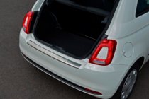 Fiat 500/500L 2013-2022 Heckstoßstangenabdeckung 3D/Cabrio (OmsaLine, Edelstahl) Foto 8