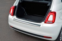 Fiat 500/500L 2013-2022 Heckstoßstangenabdeckung 3D/Cabrio (OmsaLine, Edelstahl) Foto 7
