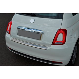 Heckstoßstangenabdeckung 3D/Cabrio (OmsaLine, Edelstahl) Fiat 500/500L 2013-2022 Foto 1