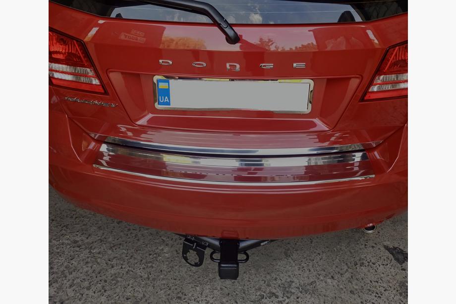 Fiat Freemont 2011-2016 Heckstoßstangenschutz Carmos Edelstahl Image