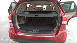 Kia Sorento II XM 2009-2014 Heckstoßstangenschutz mit Kante Nataniko (Edelstahl) Foto 2