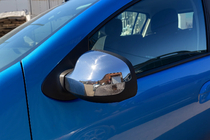 Renault Logan II 2013-2022 Spiegelabdeckungen (2 Stk., Edelstahl) Foto 2