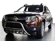 Renault Duster 2008–2017 Frontbügel ohne Schriftzug WT003 (Edelstahl) Foto 2
