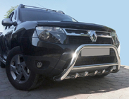 Renault Duster 2008–2017 Frontbügel ohne Schriftzug WT003 (Edelstahl) Foto 1