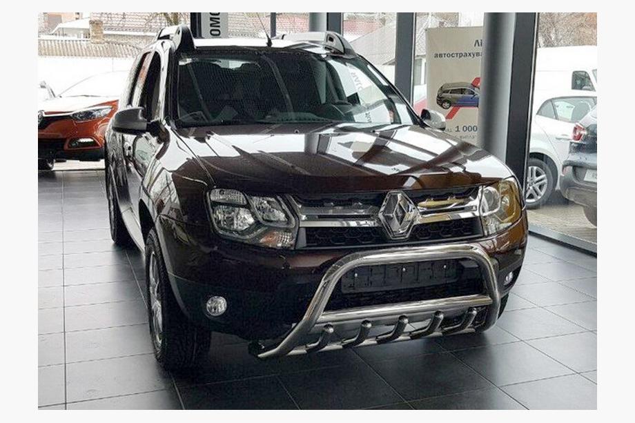 Renault Duster 2008–2017 Frontbügel ohne Schriftzug WT003 (Edelstahl) Foto 4