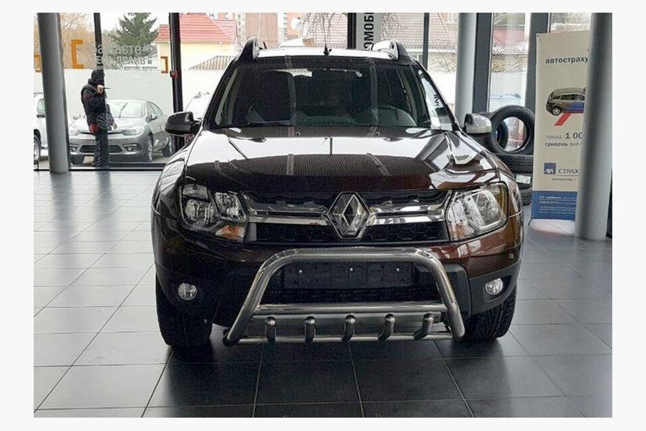 Renault Duster 2008–2017 Frontbügel ohne Schriftzug WT003 (Edelstahl) Foto 6