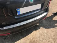 Skoda Octavia II A5 2010-2013 Heckstoßstangenschutz Nataniko (Edelstahl) Kombi Foto 3