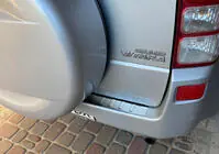 Suzuki Grand Vitara 2005-2017 Heckstoßstangenschutz Carmos (Edelstahl) Foto 4
