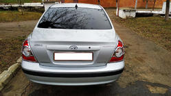 Hyundai Elantra (XD) 2000-2011 Chrom Rückleuchten Abdeckungen (2 Stk, Kunststoff) Foto 1