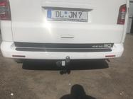 Volkswagen T5 Caravelle 2004-2010 Heckstoßstangenschutz mit Kante (ABS-Kunststoff) Matt Foto 3