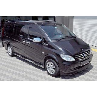 Seitliche Rohre (2 Stk., Edelstahl) Mercedes Vito W639 2004-2014 Foto 1