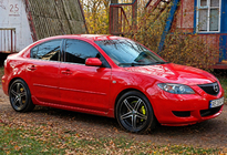 Mazda 3 2003-2009 Fensterzierleisten Edelstahl (4 Stk) Schrägheck Foto 2