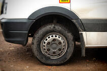 Volkswagen Crafter 2006-2016 Breite Radlaufverkleidungen (4 Stk, schwarz) Foto 1