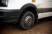 Volkswagen Crafter 2006-2016 Breite Radlaufverkleidungen (4 Stk, schwarz) Foto 4