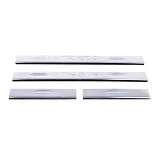 Einstiegsleisten Abdeckung Carmos (4 Stk, Edelstahl) V-1 Mazda 6 2003-2008 Foto 2