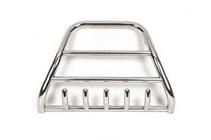 Nissan Pathfinder R51 2005-2014 Hoher Frontbügel QT007 (Edelstahl) Foto 1