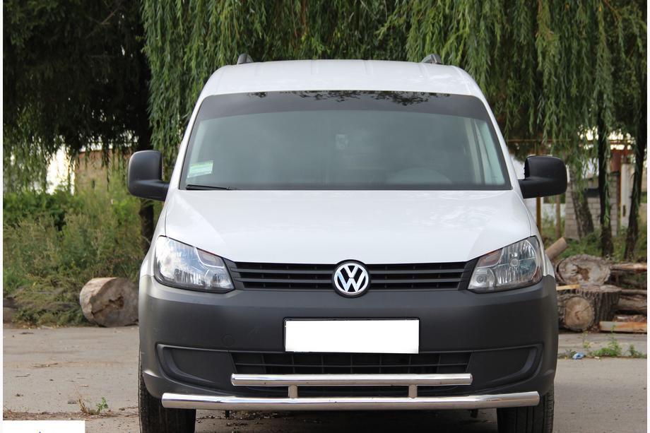 Volkswagen Caddy 2010-2015 Front Doppelbügel 60/48mm Edelstahl Image