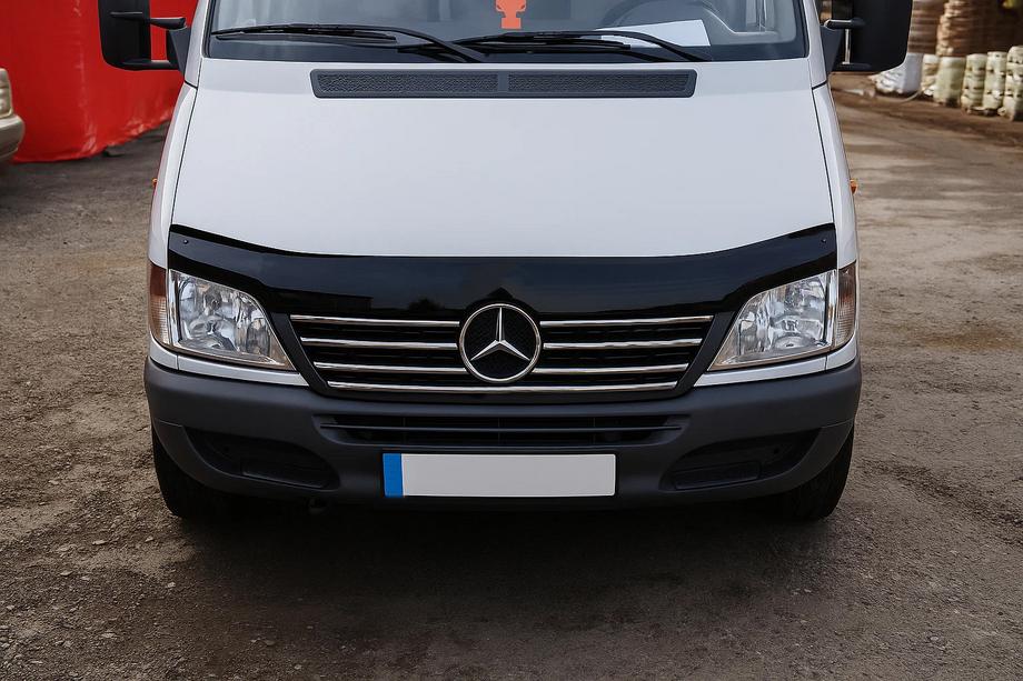 Mercedes Sprinter W901/902/903/904/905 1995–2006 Chrom Zierleisten für Kühlergrillrahmen (2000-2002, 7-teilig, Edelstahl) Image
