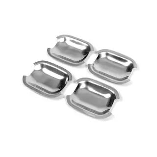 Edelstahl Unterlagen für Türgriffe (4 Stk) Mercedes E-class W124 1984–1997 Foto 4