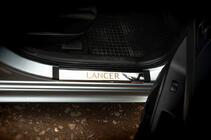 Mitsubishi Lancer X 2008- Einstiegsleisten Edelstahl Carmos 4 Stück Foto 1