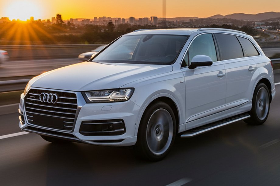 Audi Q7 2015–2026 Trittbretter Maydos V1 (2 Stk., Aluminium & Edelstahl) Image