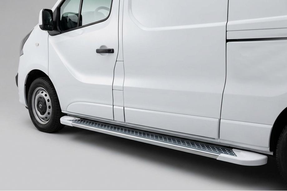 Fiat Talento 2016- Seitenschweller Allmond White (2 Stk., Aluminium) Image