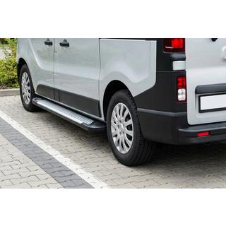 Trittbretter Allmond Grey (2 Stk., Aluminium) Opel Vivaro 2015-2019 Foto 1