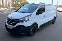 Renault Trafic 2015- Trittbretter Allmond Black (2 Stk., Aluminium) Langer Radstand Foto 2