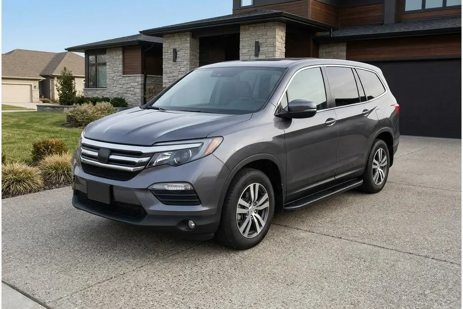 Honda Pilot 2015-2022 Seitenschweller Bosphorus Black (2 Stk., Aluminium) Image