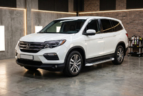 Honda Pilot 2015-2022 Seitenschweller Allmond White (2 Stk., Aluminium) Foto 1