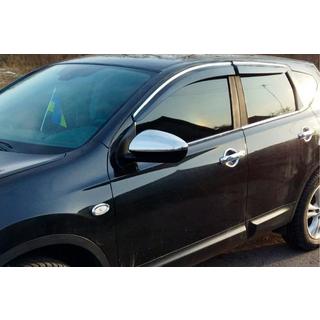 Spiegelabdeckungen (2 Stk, Edelstahl) Nissan Qashqai 2007-2010 Foto 3