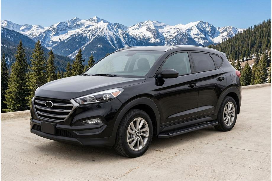 Hyundai Tucson TL 2016-2021 Seitenstufen RedLine Black (2Stk) Image