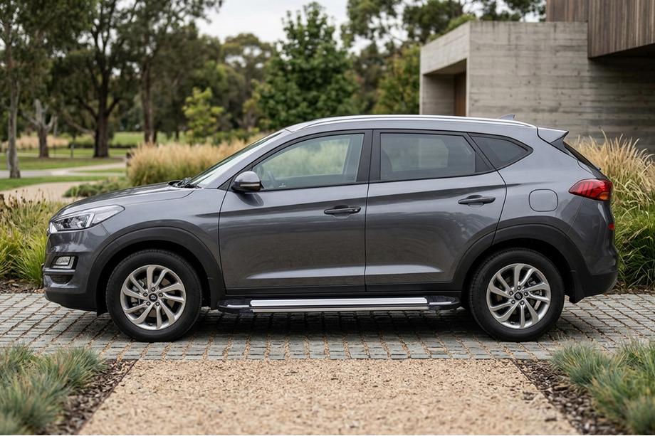 Hyundai Tucson TL 2016-2021 Trittbretter Rainbow (2 Stk., Aluminium) Image