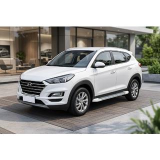 Seitenschweller Allmond White (2 Stk., Aluminium) Hyundai Tucson TL 2016-2021 Foto 1
