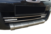 Nissan Qashqai 2007-2010 Leisten für unteren Kühlergrill (2 Stk., Edelstahl) Carmos - Türkischer Edelstahl Foto 1