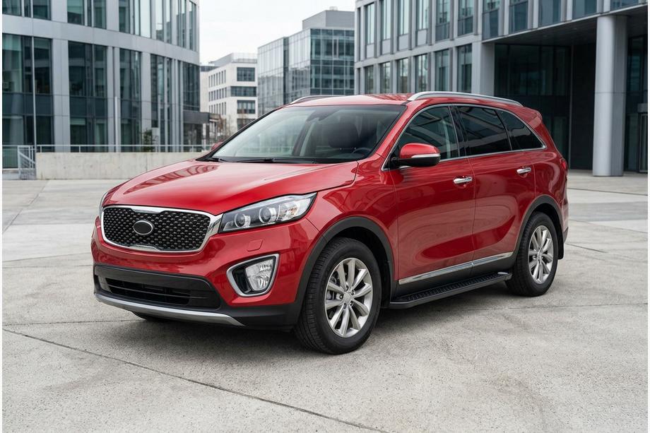 Kia Sorento III UM 2014-2020 Trittbretter Allmond Black (2 Stk., Aluminium) Image