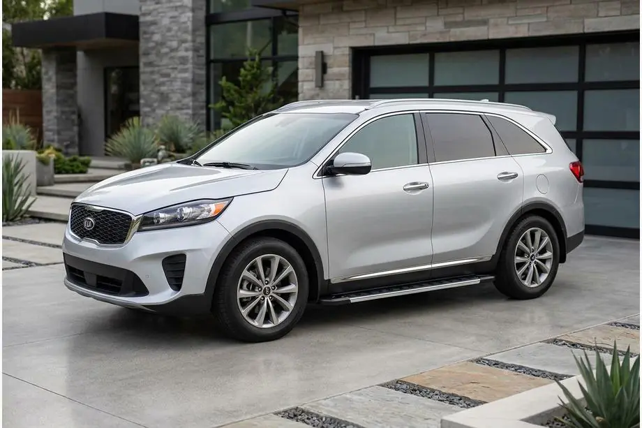Kia Sorento III UM 2014-2020 Seitenschweller RedLine V1 (2 Stk., Aluminium) Image