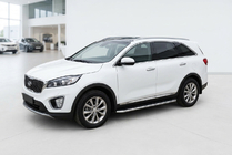 Kia Sorento III UM 2014-2020 Trittbretter Maydos V1 (2 Stk., Aluminium & Edelstahl) Foto 1