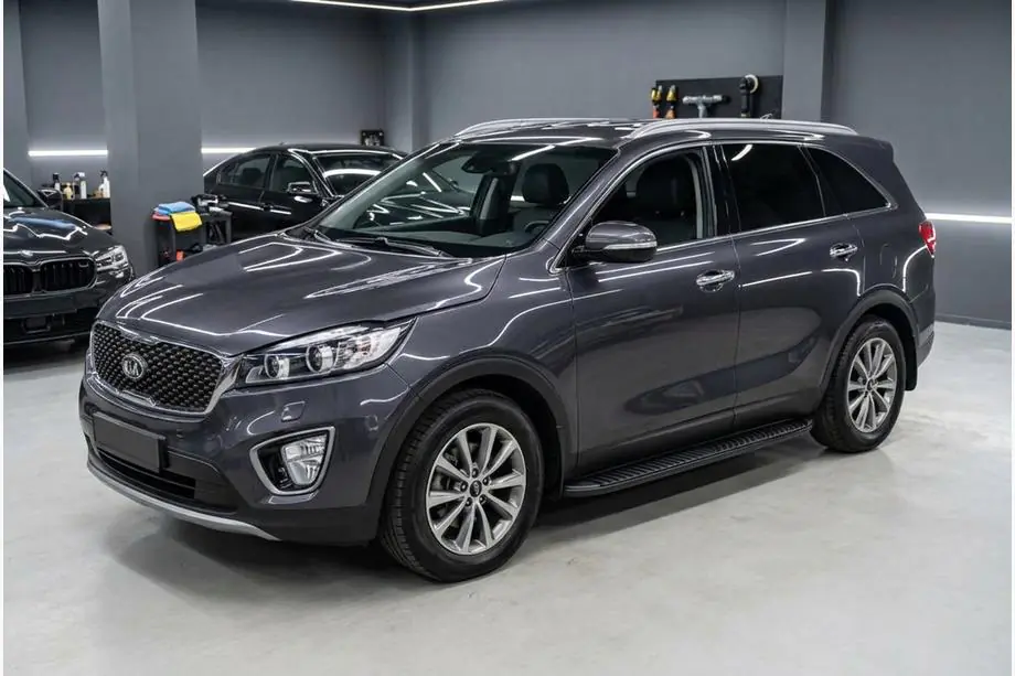 Kia Sorento III UM 2014-2020 Seitenschweller Tayga Black (2 Stk., Aluminium) Image