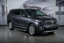 Kia Sorento III UM 2014-2020 Seitenschweller BlackLine (2 Stk., Aluminium) Foto 1